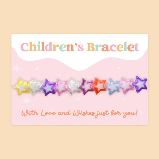 Rainbow Stars - Children's Beaded Bracelet