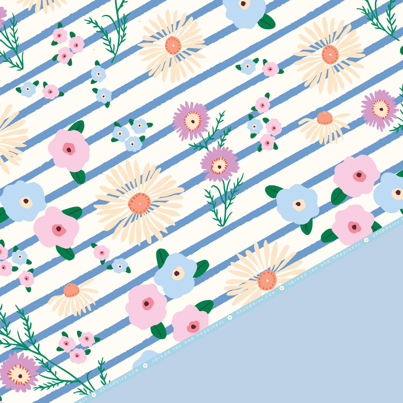 COQUETTE MEADOW GIFT WRAP SHEET