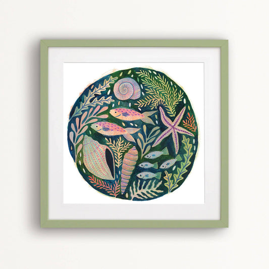 Rock Pool 6 Art Print: Medium