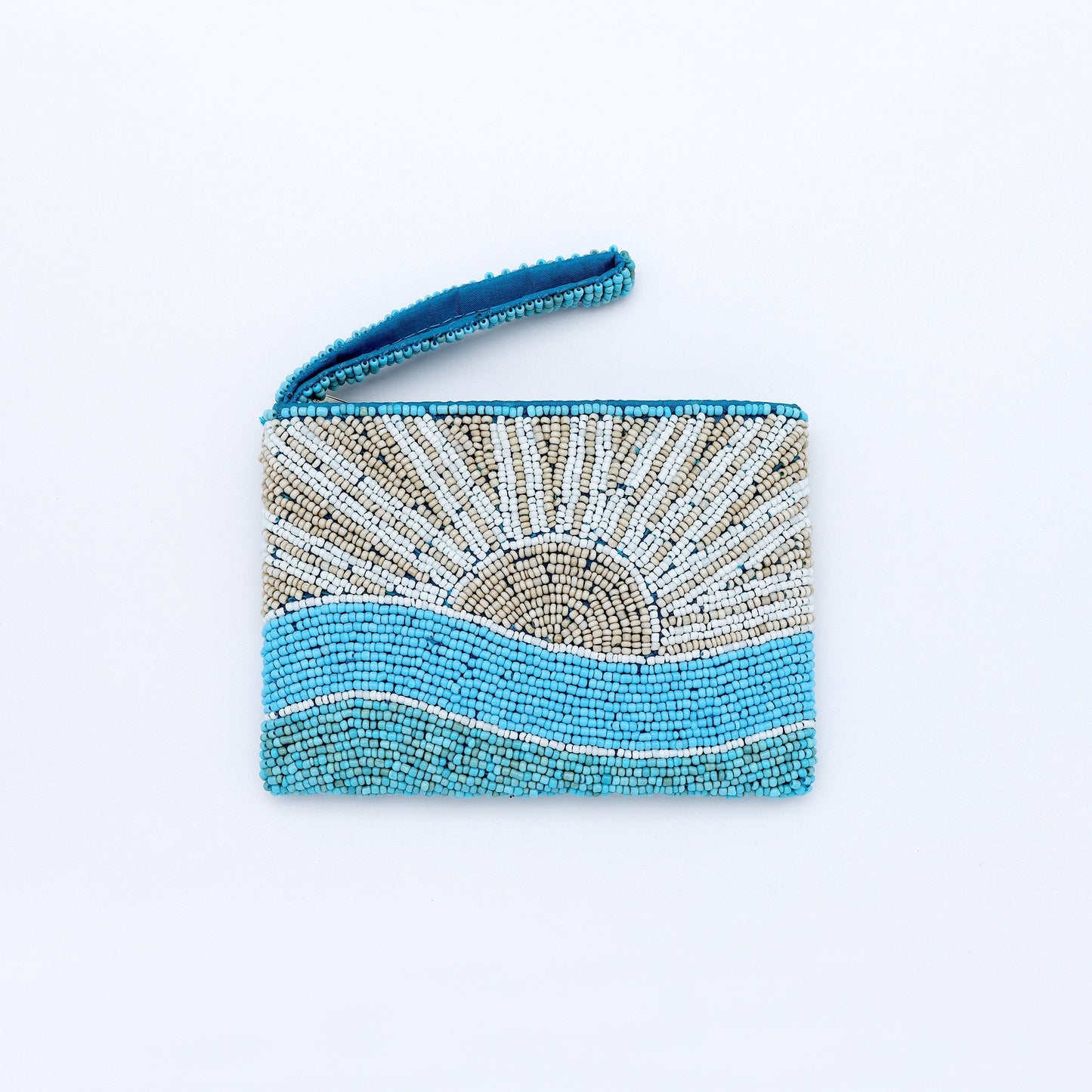 Small Sunrise Beaded Pouch