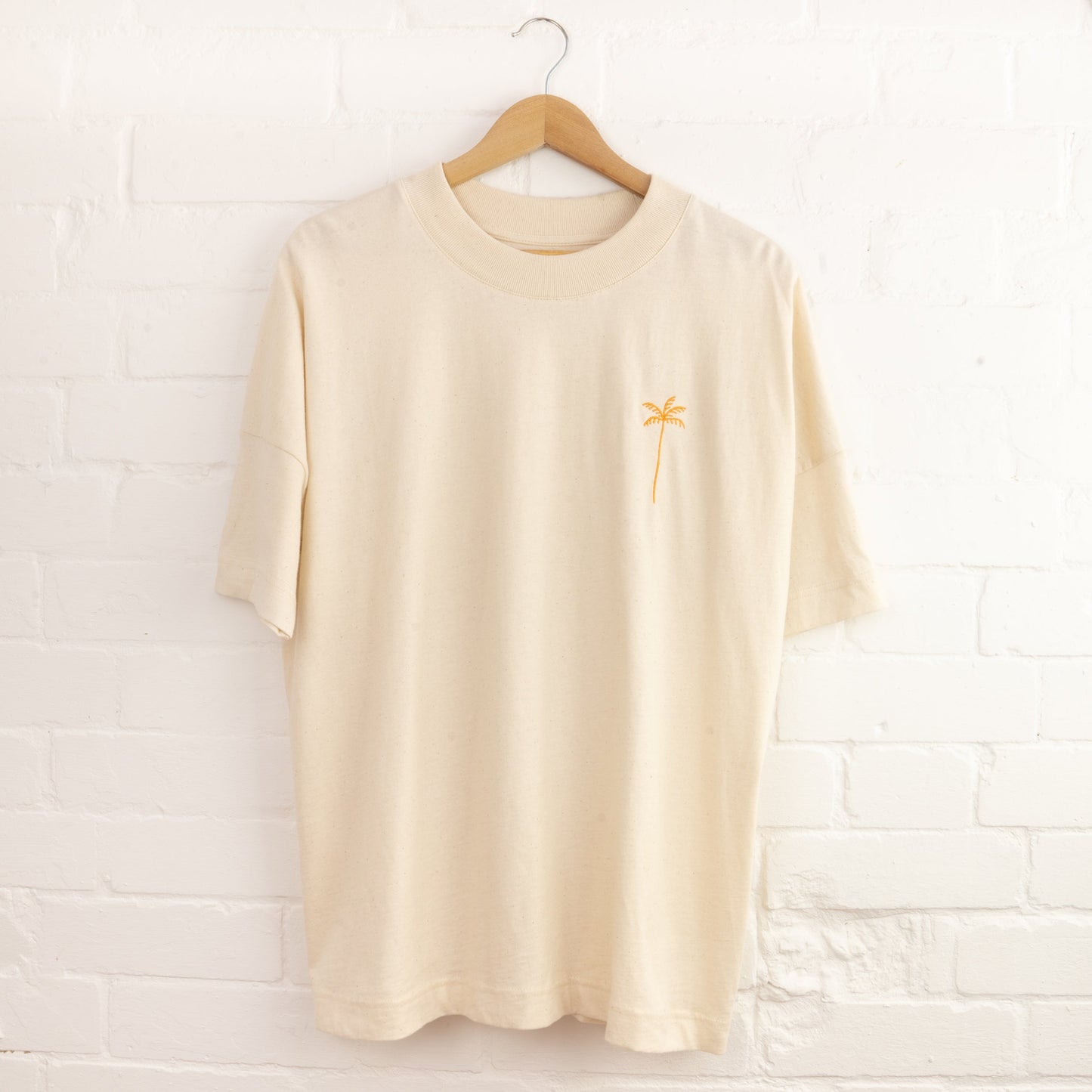 Palm Tree Embroidered T-Shirt