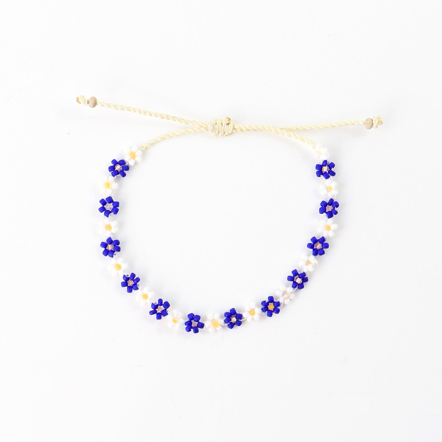 Kelopak Daisy Chain Beaded Bracelet