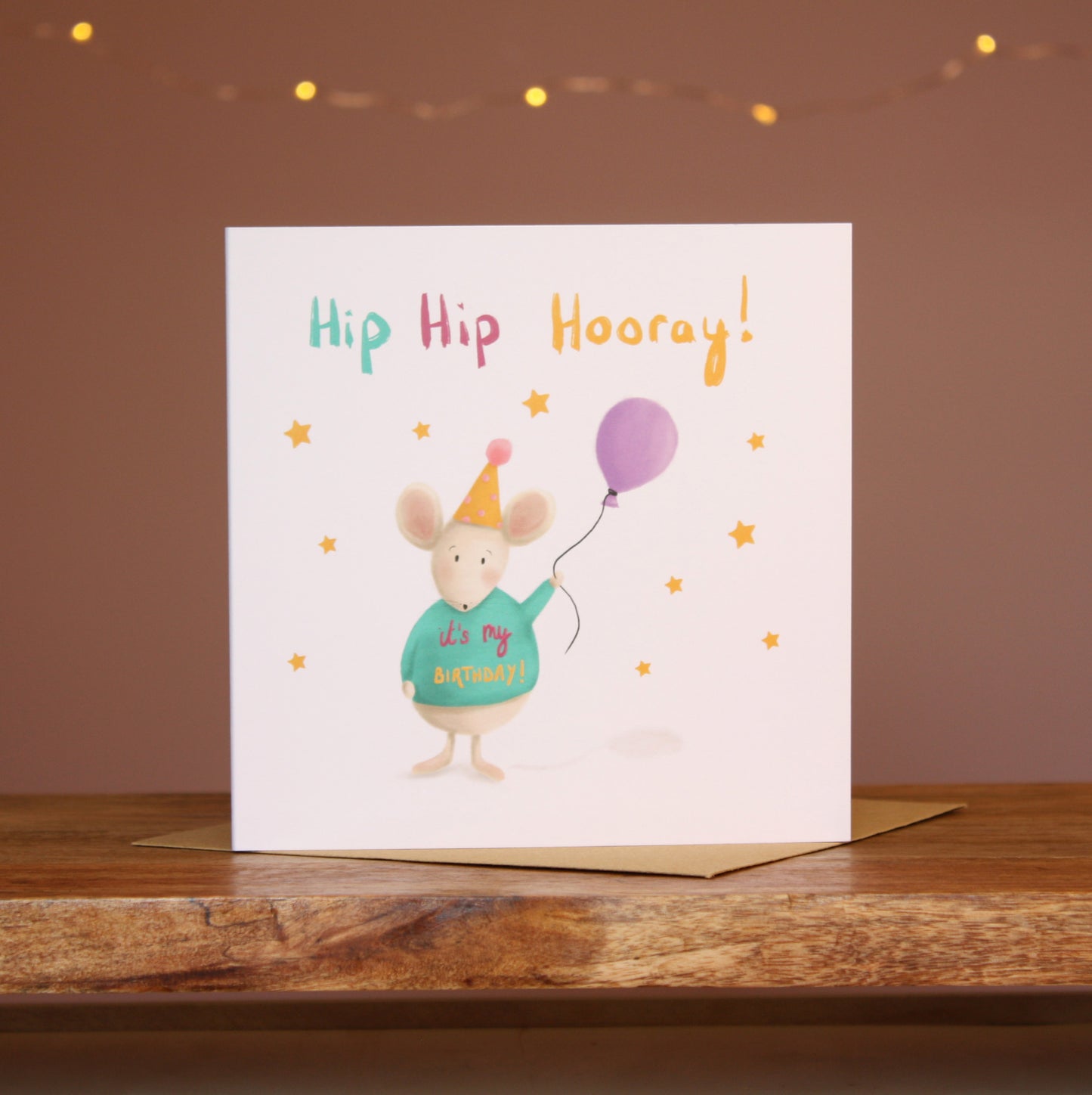 Hip Hip Hooray Birthday Card