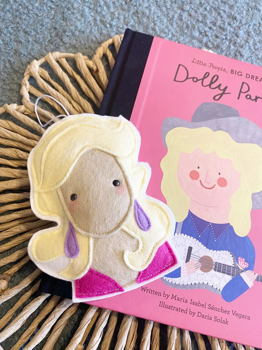 Dolly Parton Felt Decoration