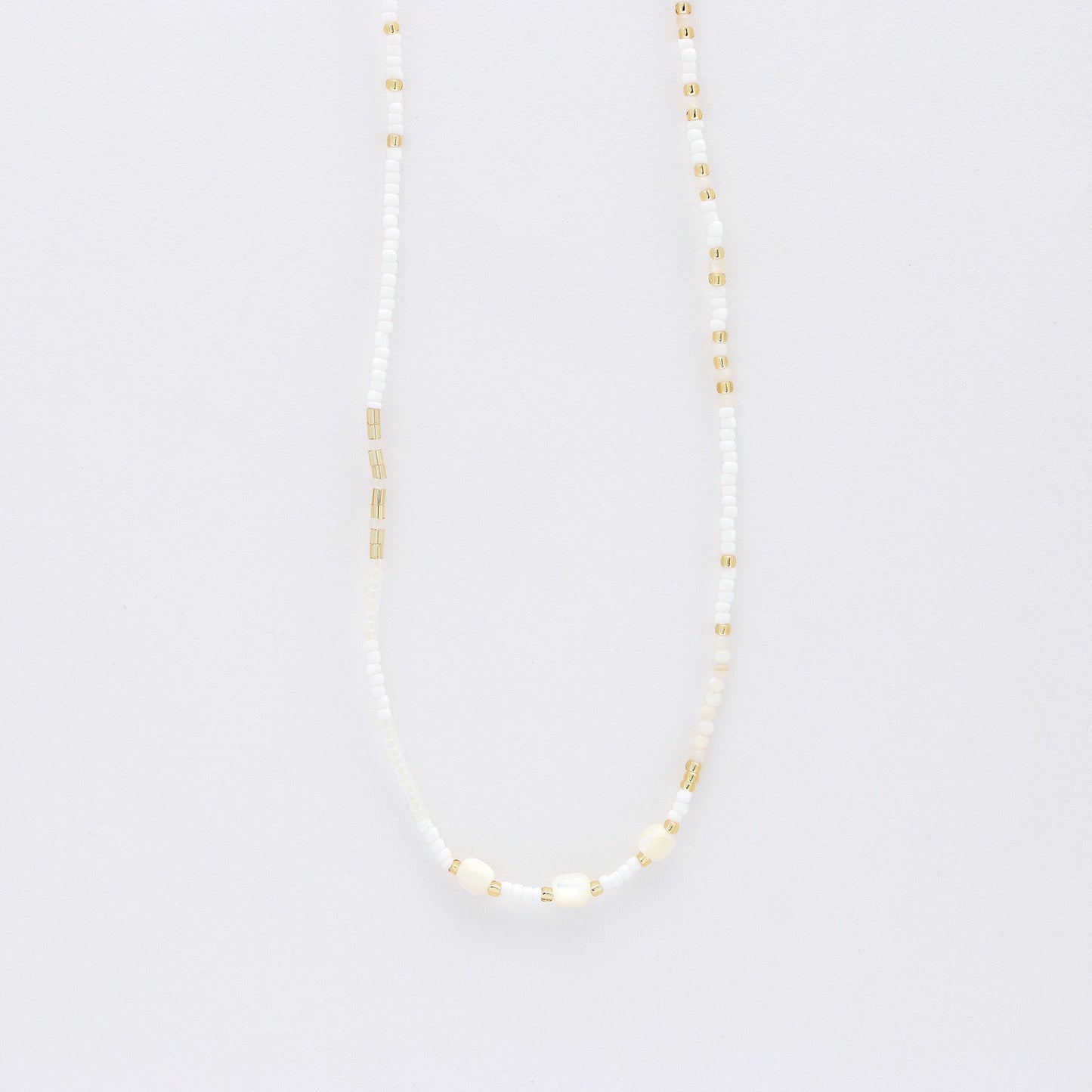 Pasir Mother of Pearl Beaded Necklace