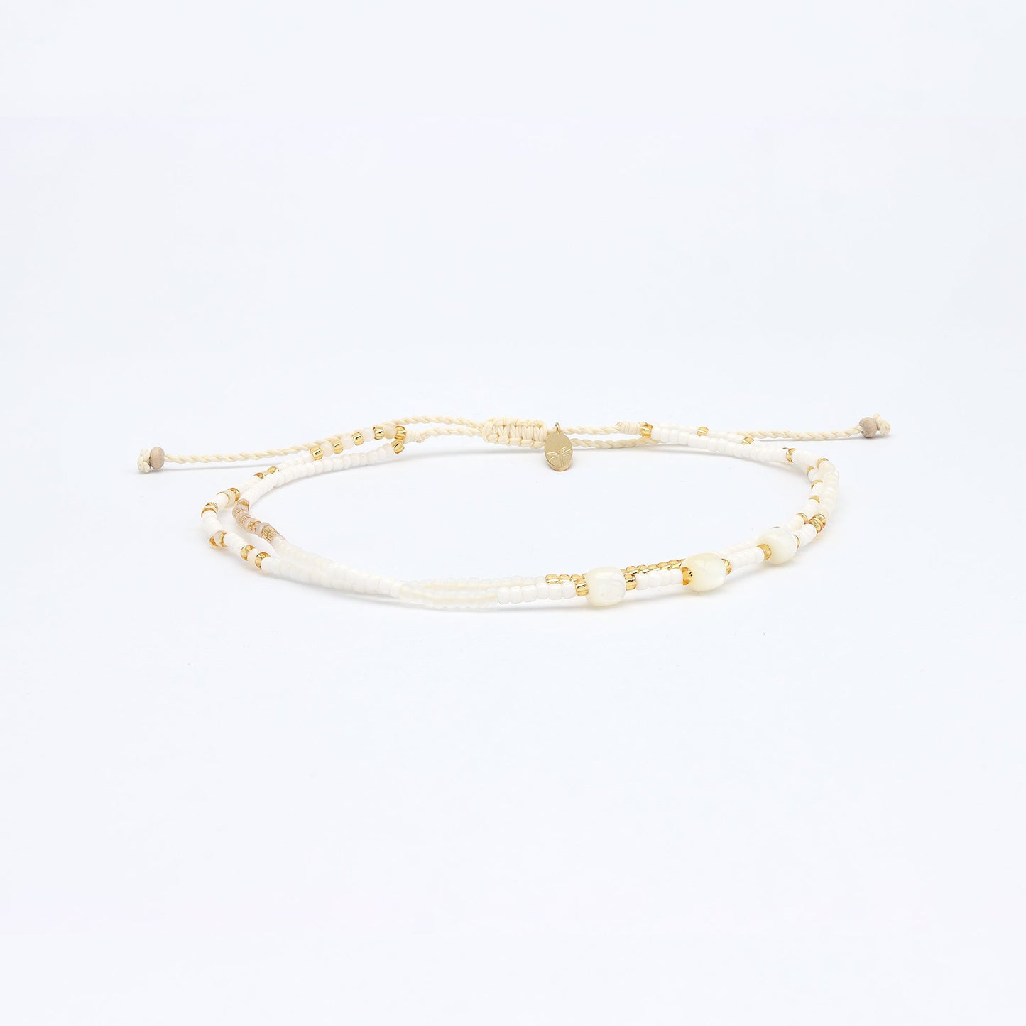 Pasir Mother of Pearl Beaded Anklet