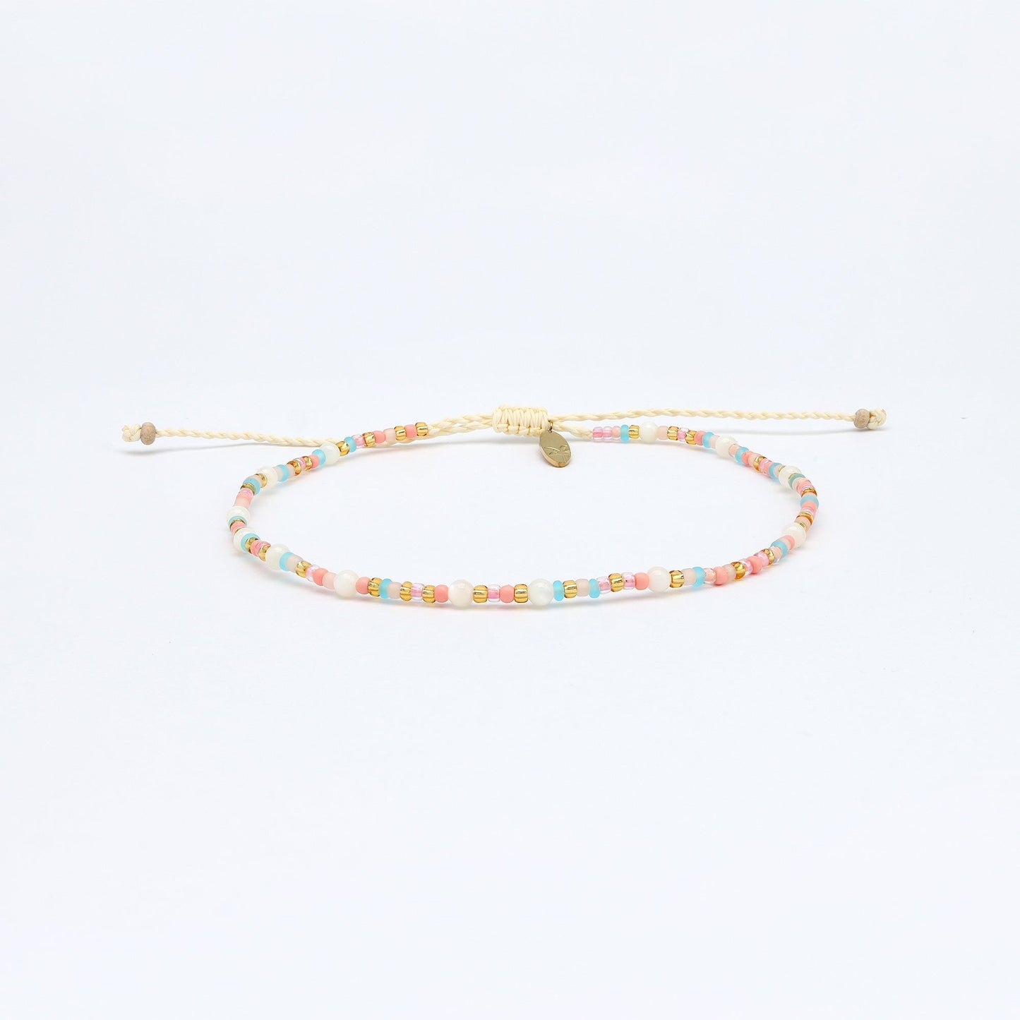 Surya Golden Beaded Anklet