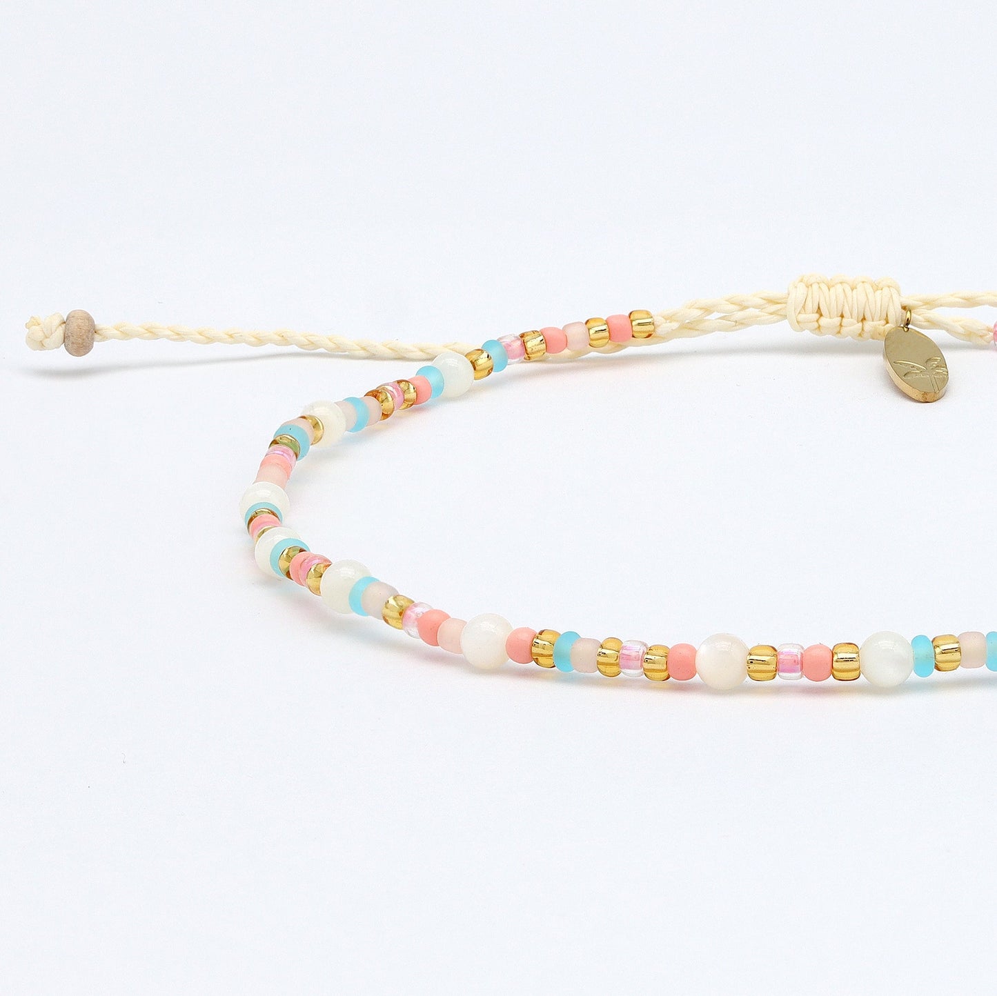 Surya Golden Beaded Anklet