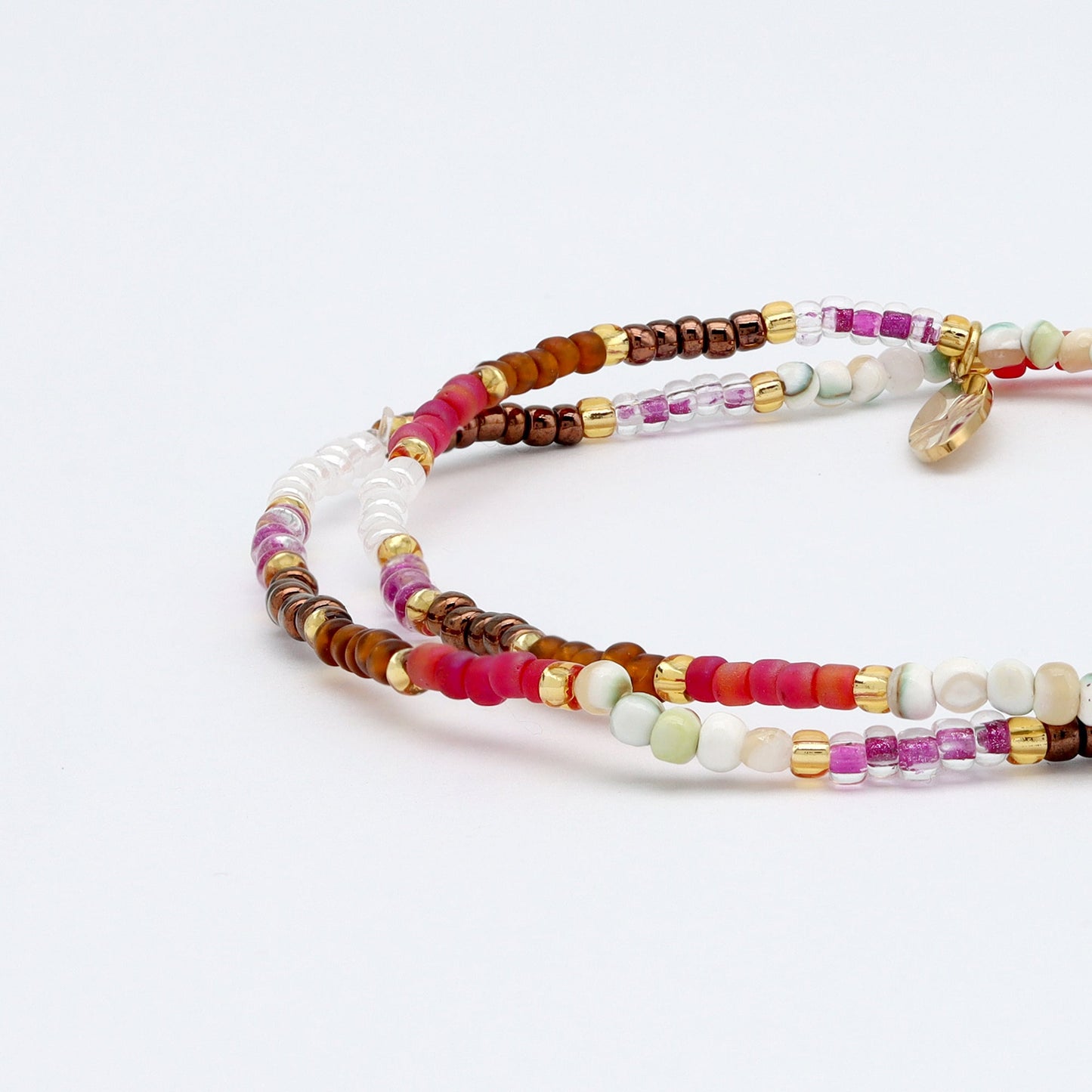 Berkilau Warm Tone Beaded Bracelet