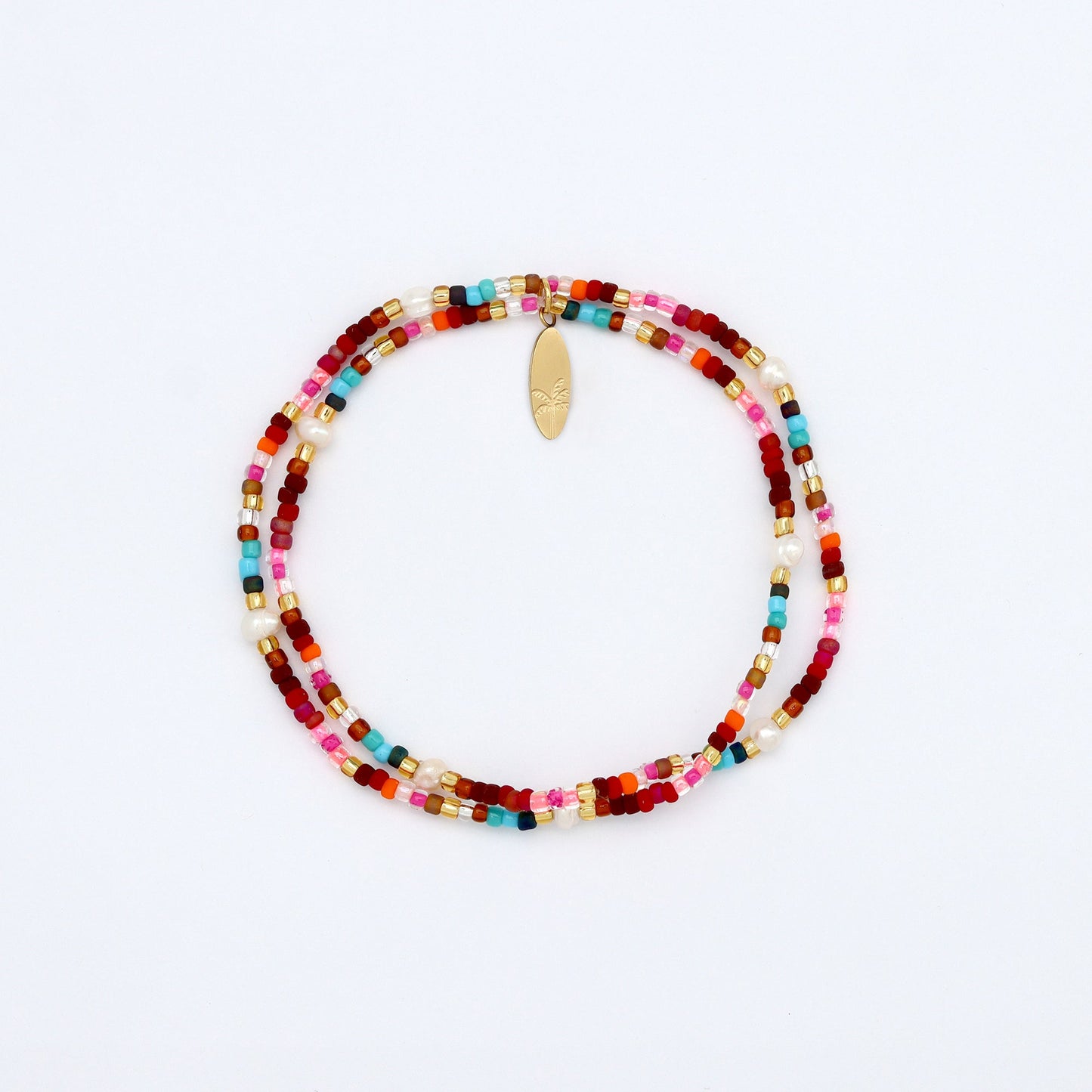 Merah Dainty Beaded Bracelet
