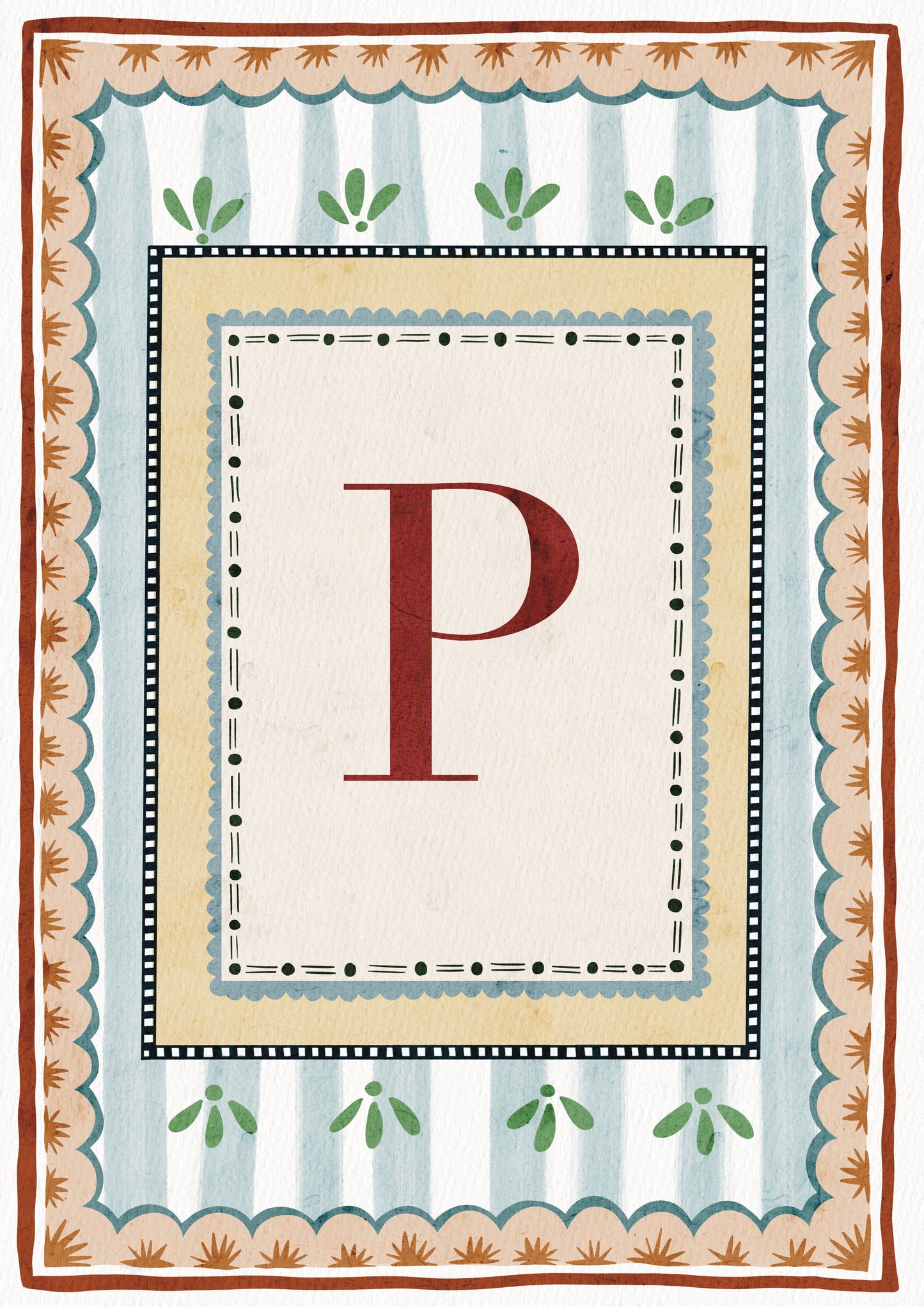 ALPHABET LETTERS ~ Blue / Red