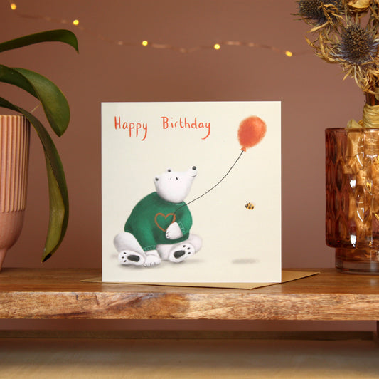 Party Bear Birthday Card