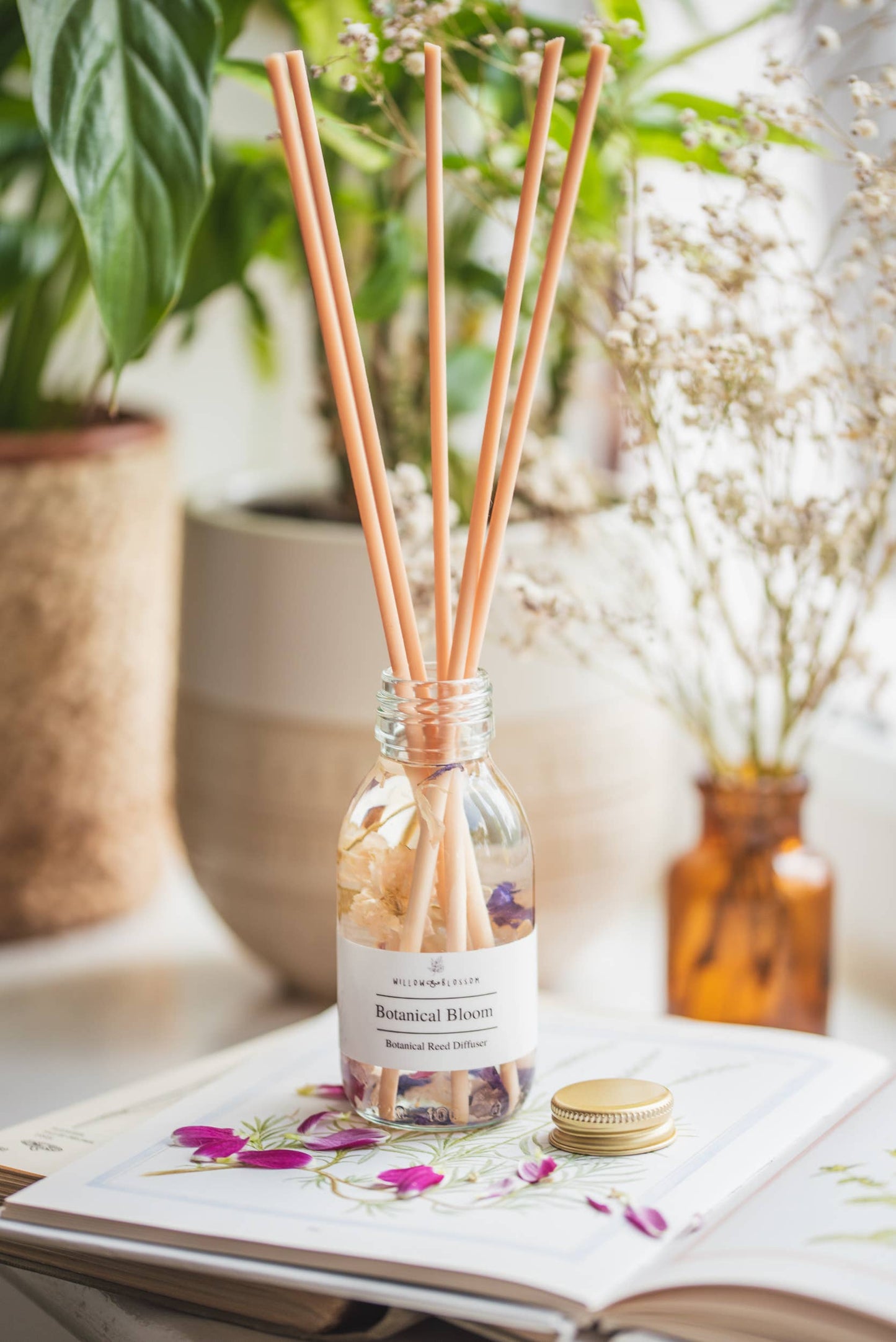 Botanical Reed Diffuser: Raspberry & Wildflower 