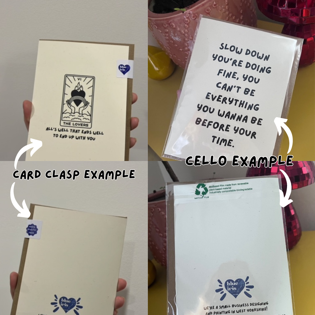 Milf A6/5x7 Card: Card Clasp (Plastic Free) / A6
