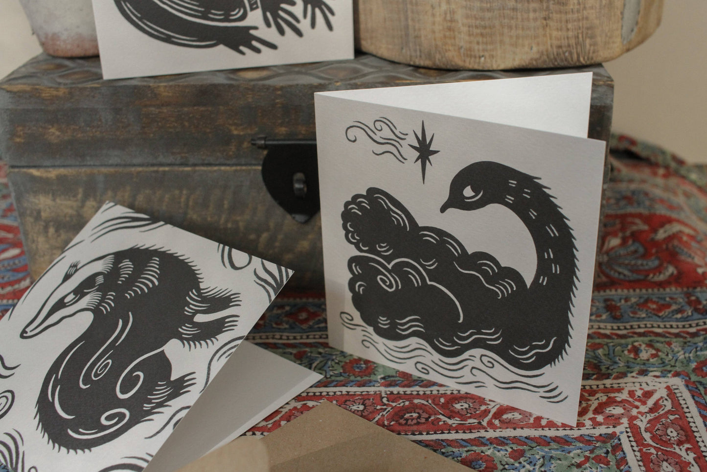 'The Swan' Animal Card: Naked