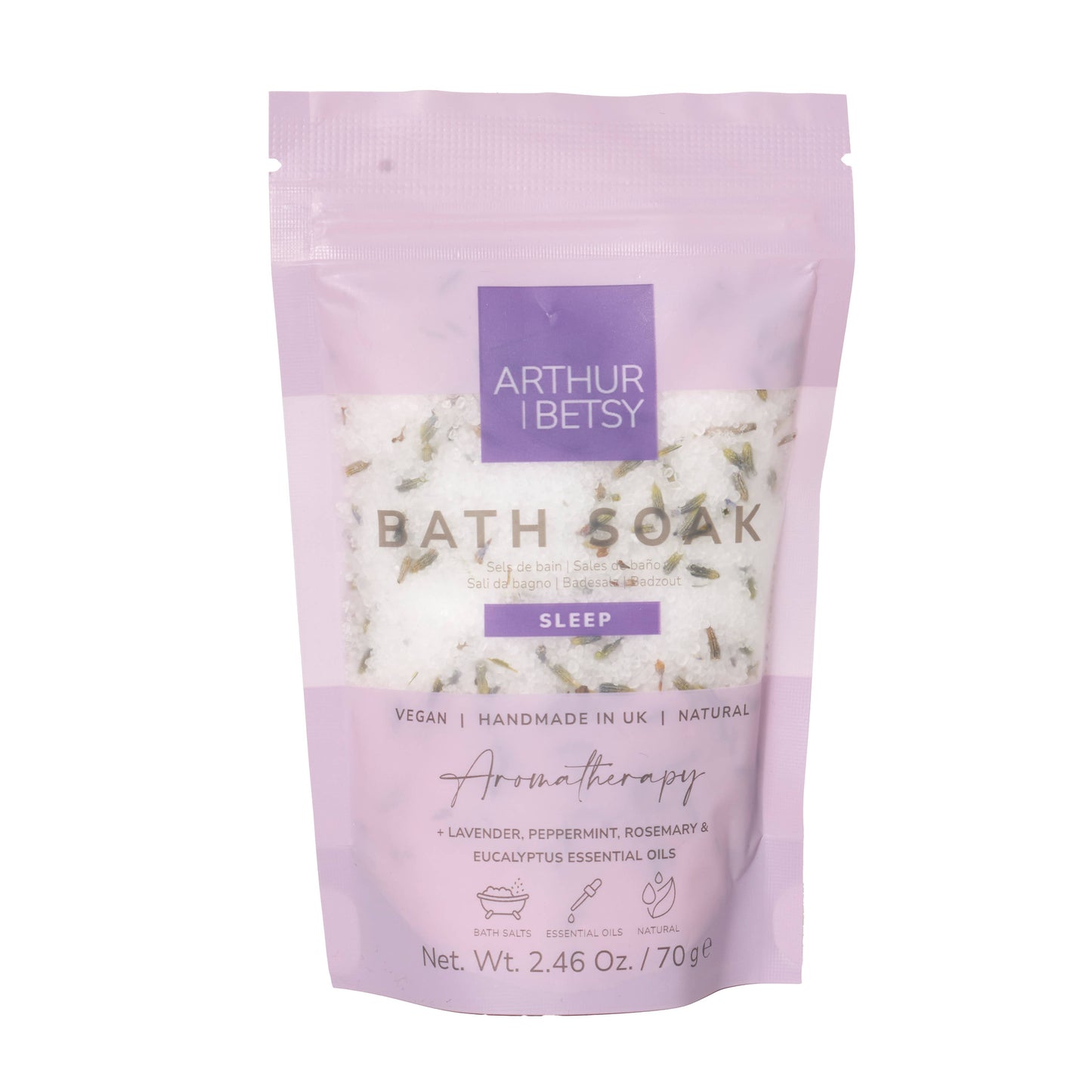 Aromatherapy Bath salts, Luxury Bath soak, Bath salts bag: Restore