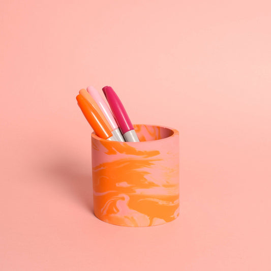 Pink & Orange Multiuse Pot