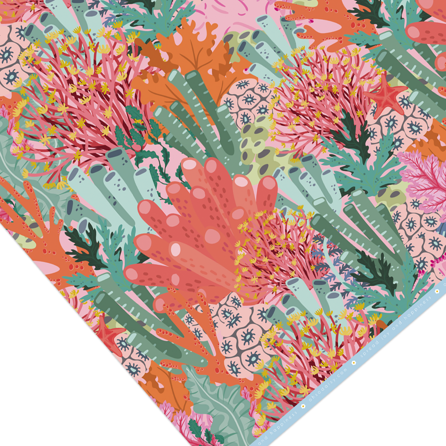 CORAL REEF GIFT WRAP SHEET