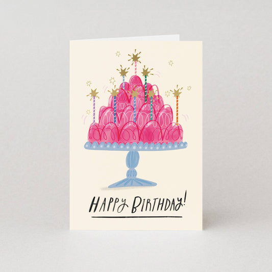 Jelly Birthday Card | Happy Birthday Cards | Gold Foil Cards