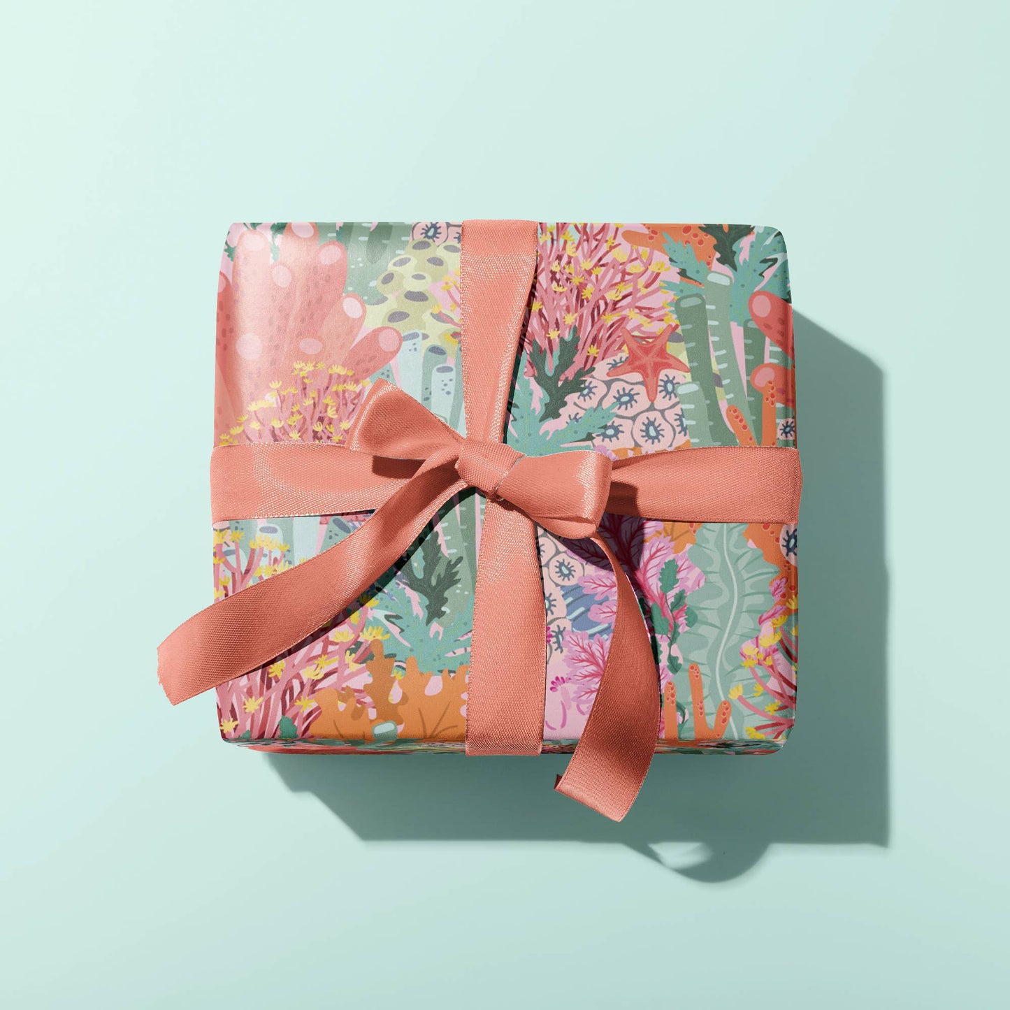 CORAL REEF GIFT WRAP SHEET