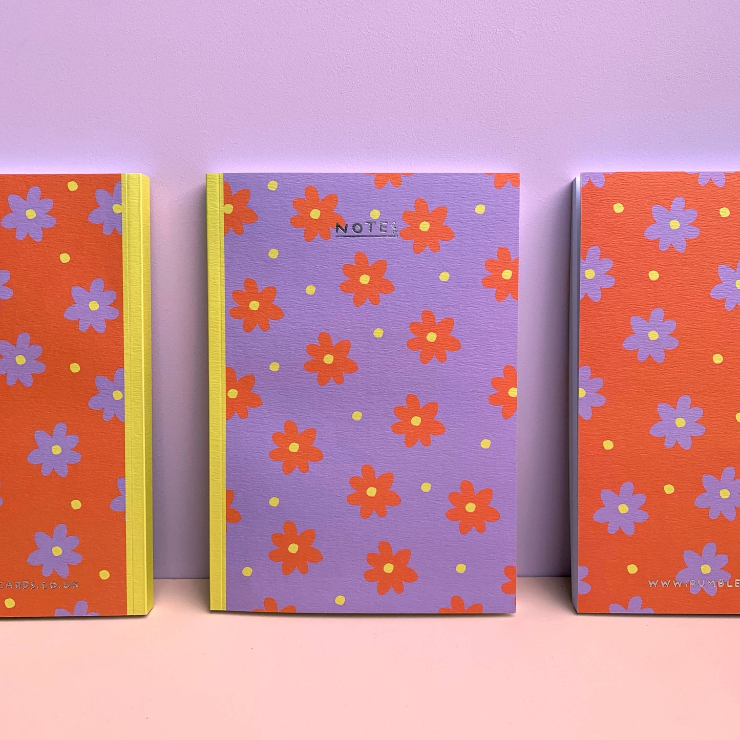 Floral Pattern Notebook - Blank Notebook - Journal - Fun