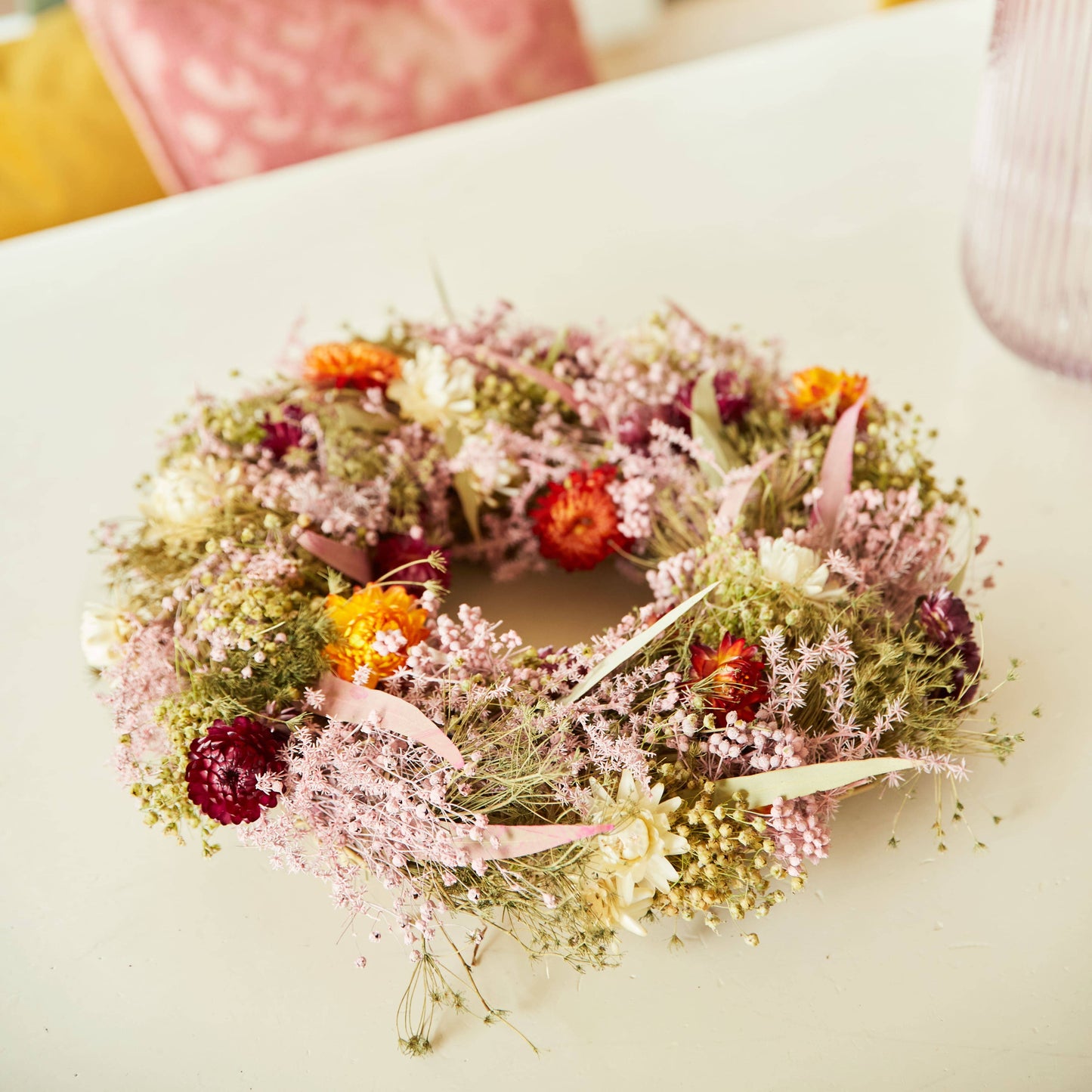 Dried Flower Wreath - Multi