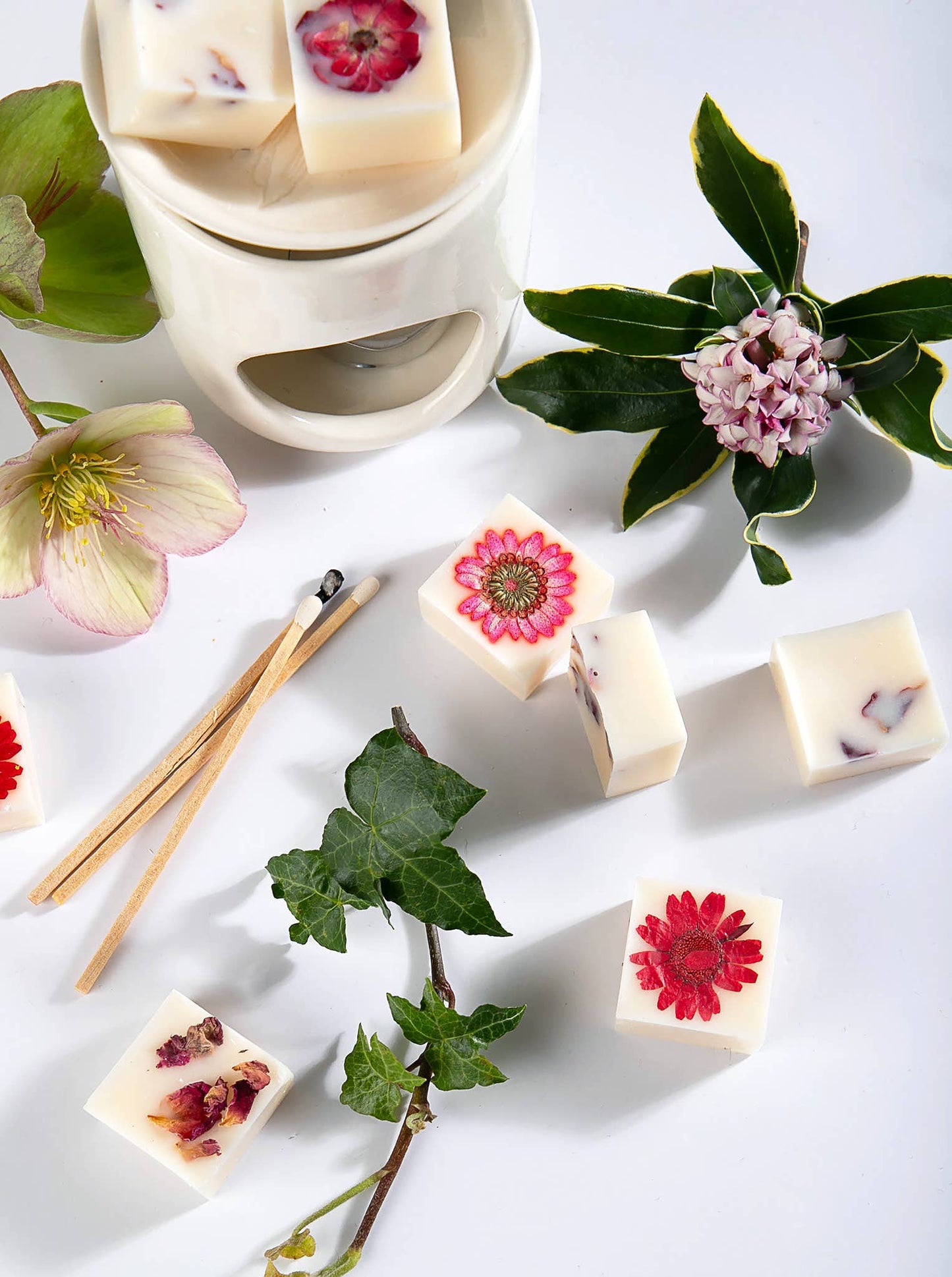 Boxed Botanical Soy Wax Melts: Raspberry & Wildflower