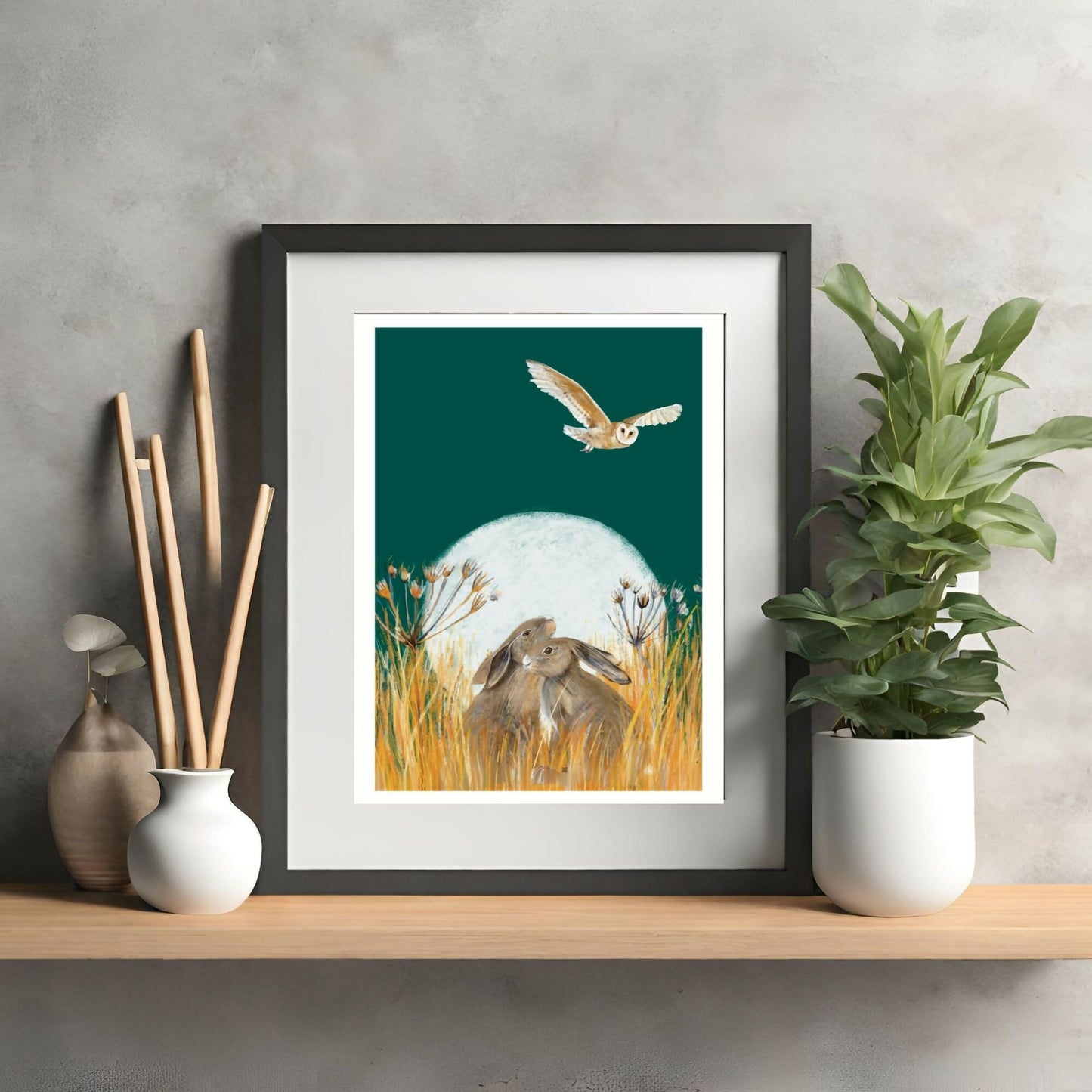 Hare Art Print - In Golden Fields