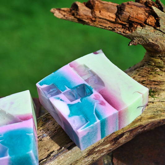 Mediterranean Melon - Handmade Soap Bar: Half bar