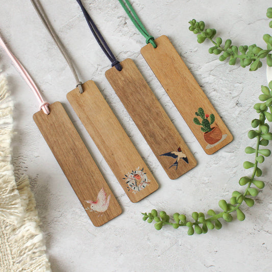 Bookmark in Solid Walnut, Four Designs Available