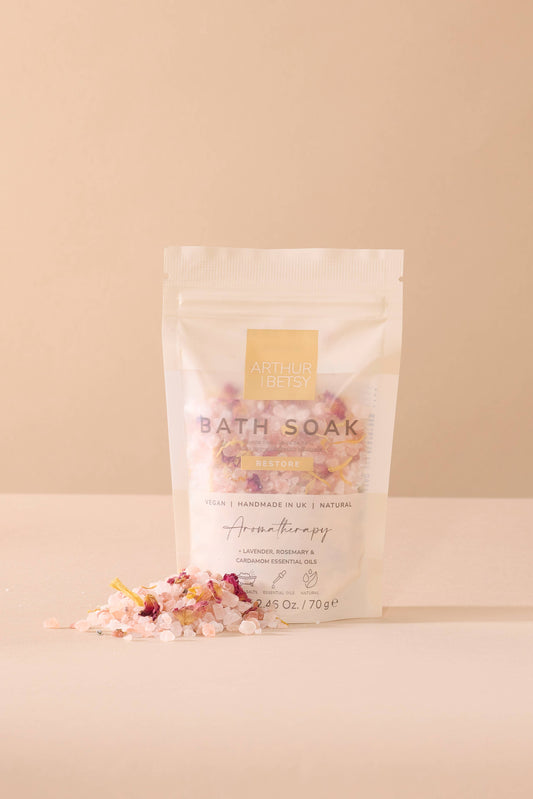 Aromatherapy Bath salts, Luxury Bath soak, Bath salts bag: Restore