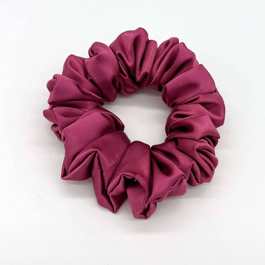 Luxury Satin Scrunchies - NEW COLOURS: Mauve / Regular