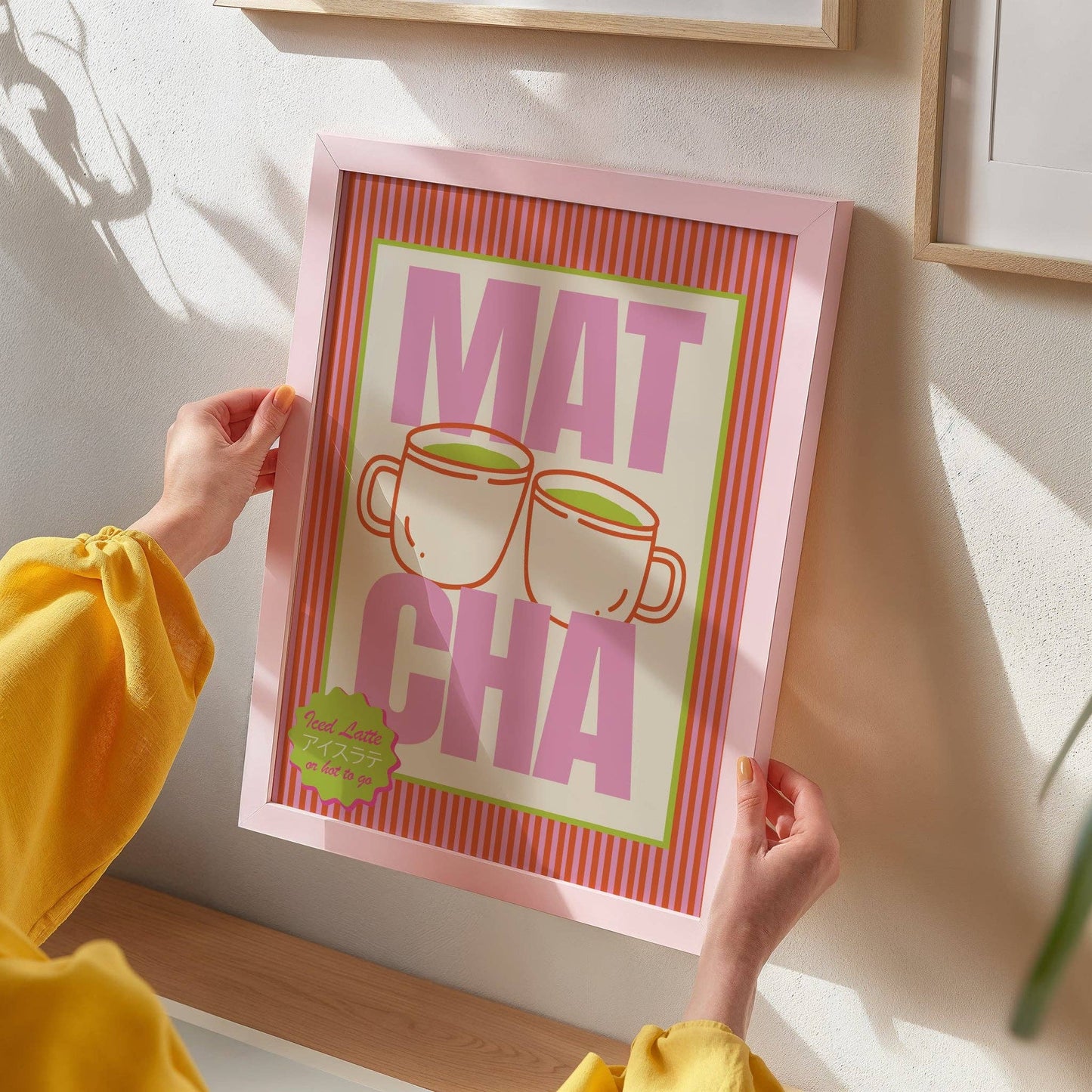 Matcha Latte Print: A4