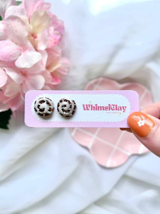 Cinnamon Swirl Studs
