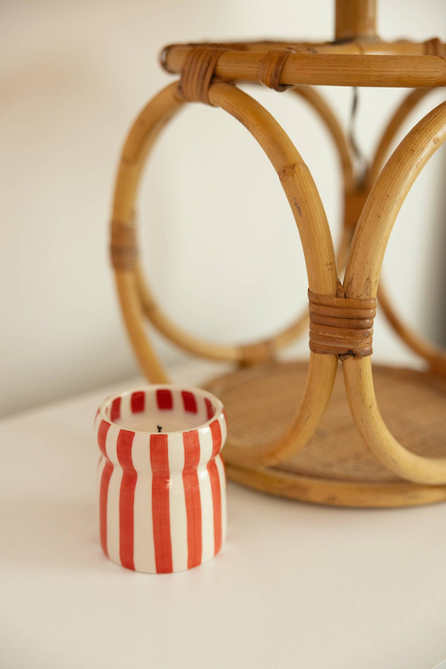 Paddywax Cabana Red Ceramic Candle - Hibiscus Bay
