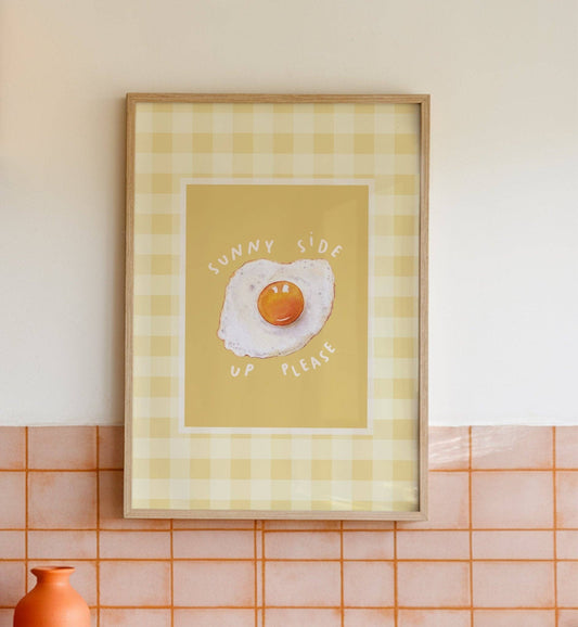 Sunny Side Up Egg Print: A4