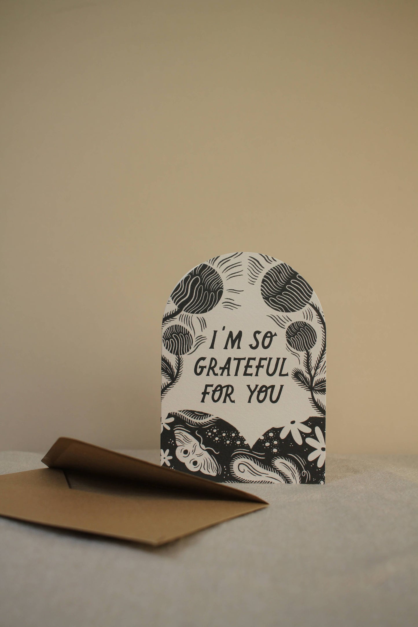 'I'm So Grateful For You' Thank You Card