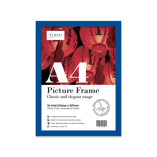 Blue A4 Picture Frame