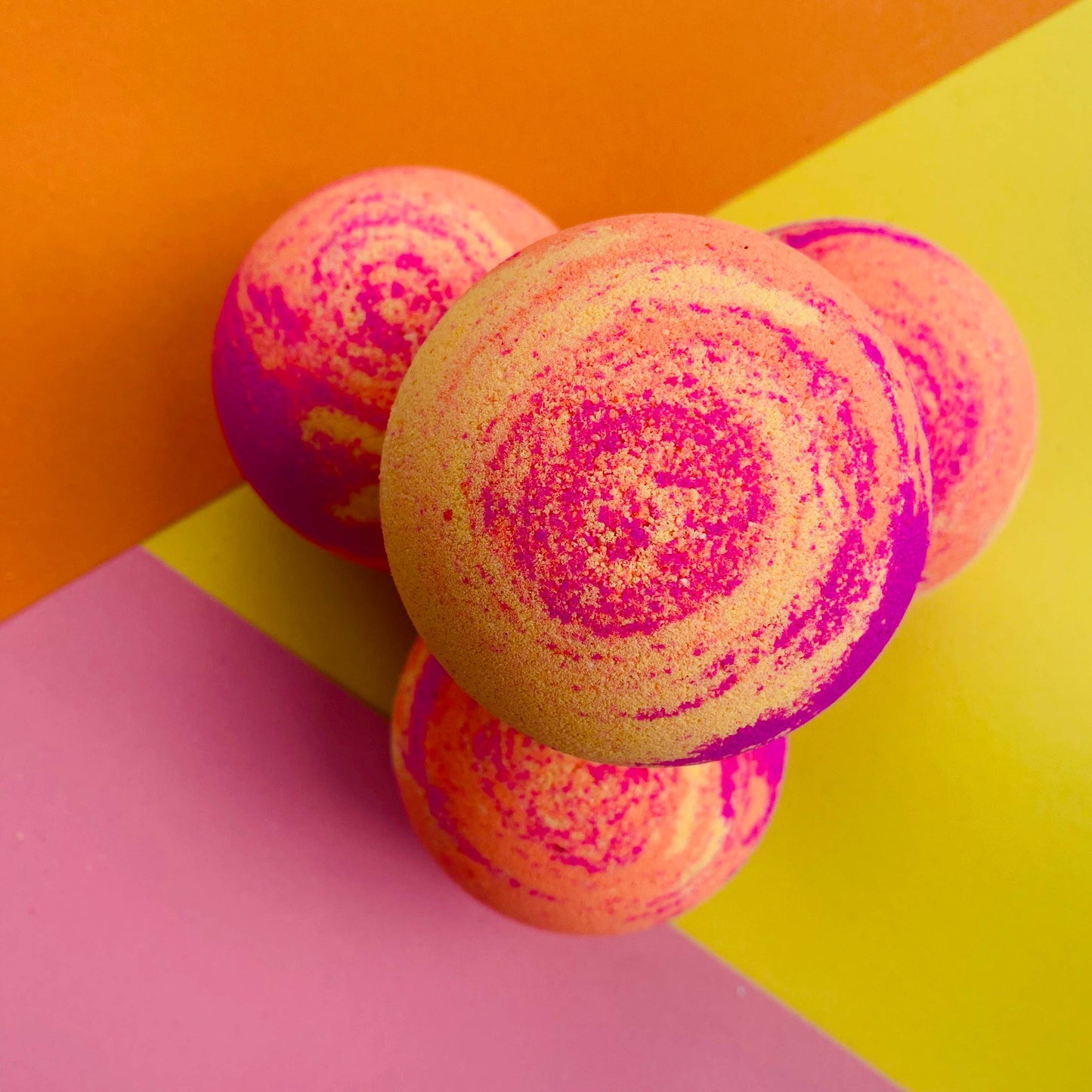 Handmade Back to the 80's Bath Bomb Neon Fluorescent Summer