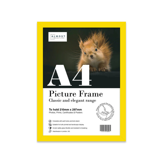Yellow A4 Picture Frame
