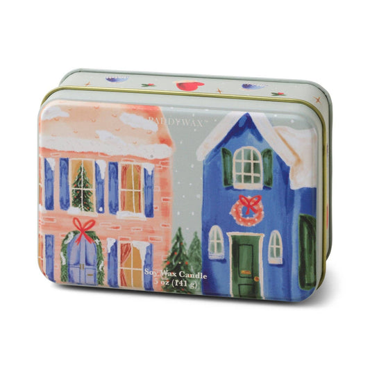 Paddywax Christmas Tin Neighborhood - Winter Balsam