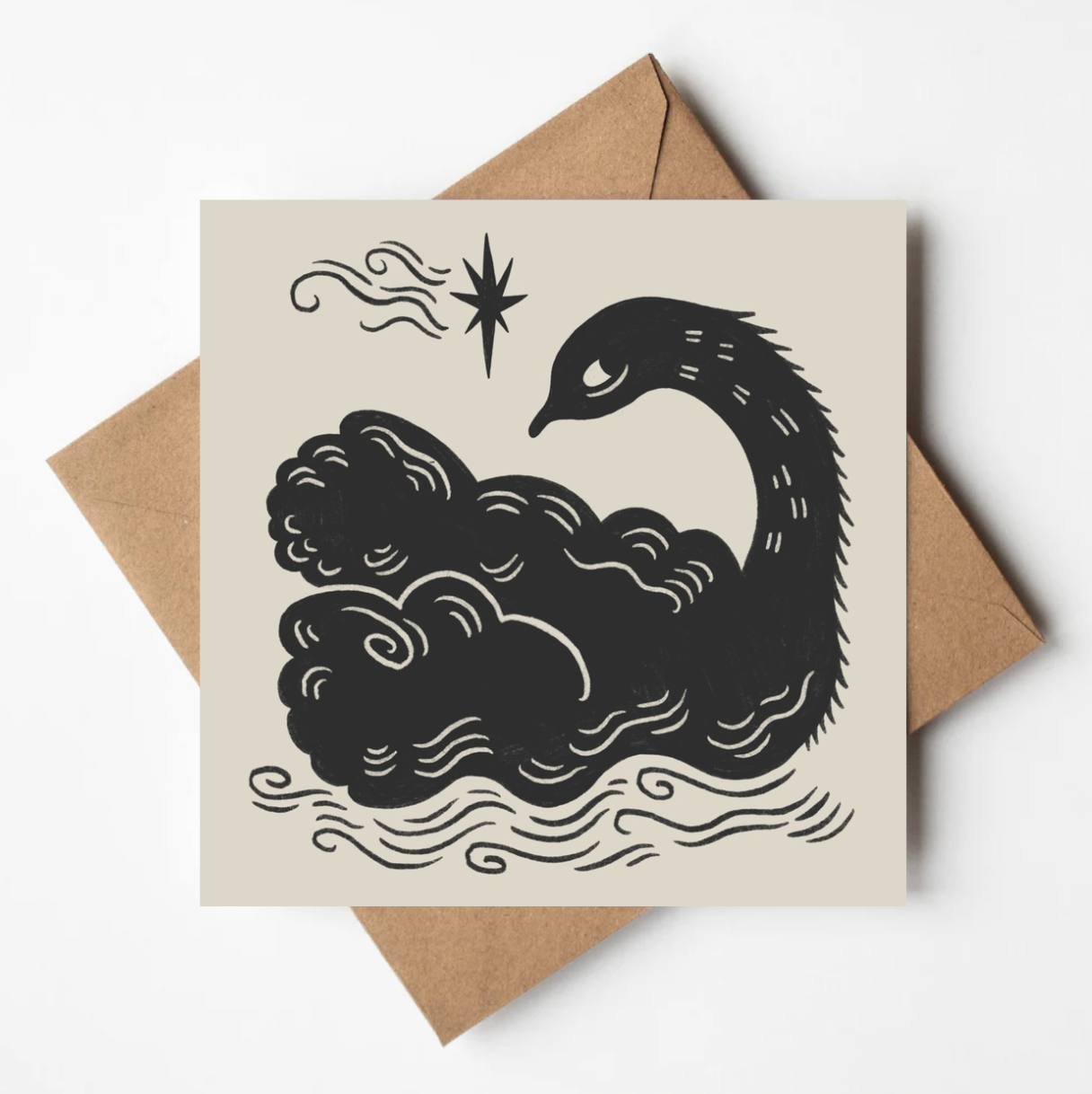 'The Swan' Animal Card: Naked