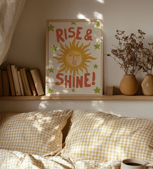Rise & Shine Boho Print: A4