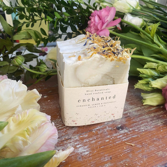 Enchanted Soap - Geranium, Lemon and Patchouli