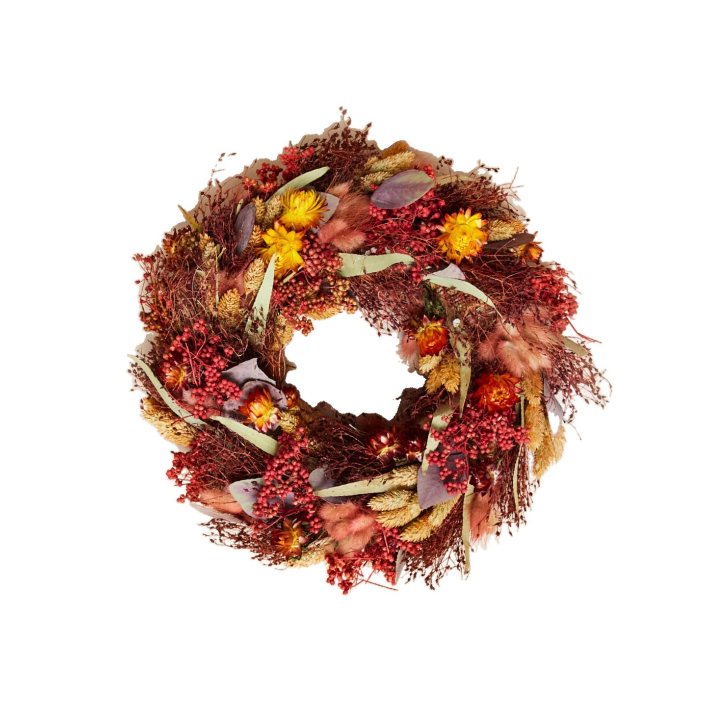 Dried Flowers Wreath Terra: Small