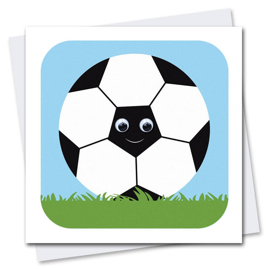 Fonzo Football Googly Eyed Greetings Card