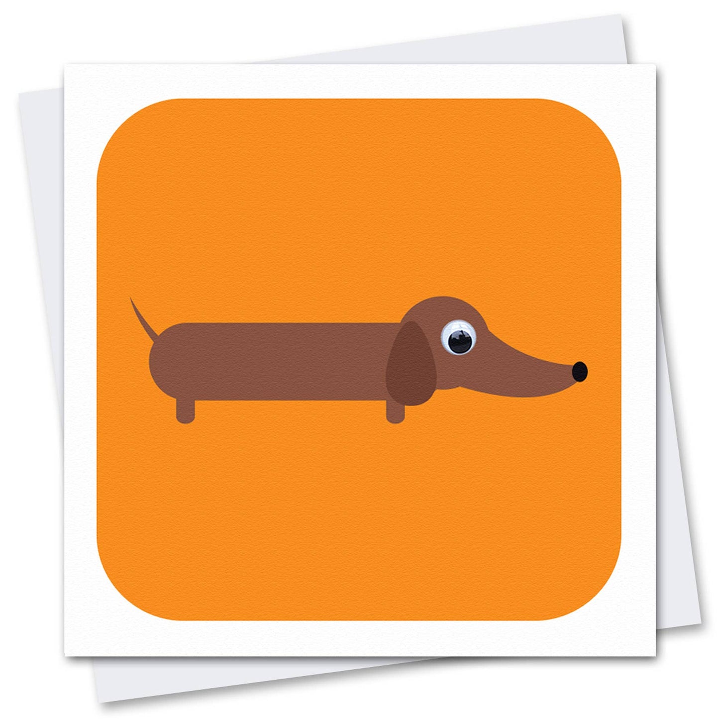 Sol Sausage Dog Greetings Card